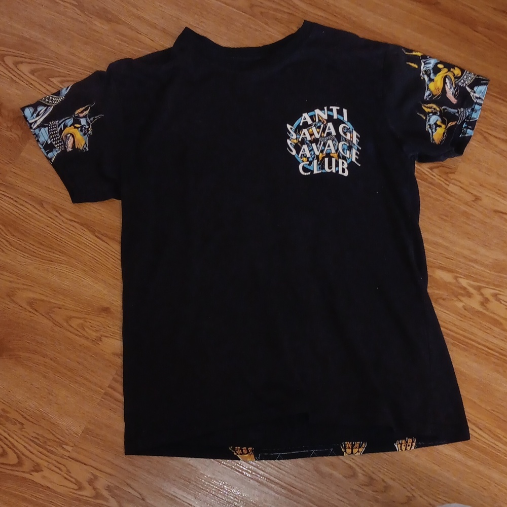 Fresh Laundry Vintage Tee-Shirt Anti Savage Club Size L Black